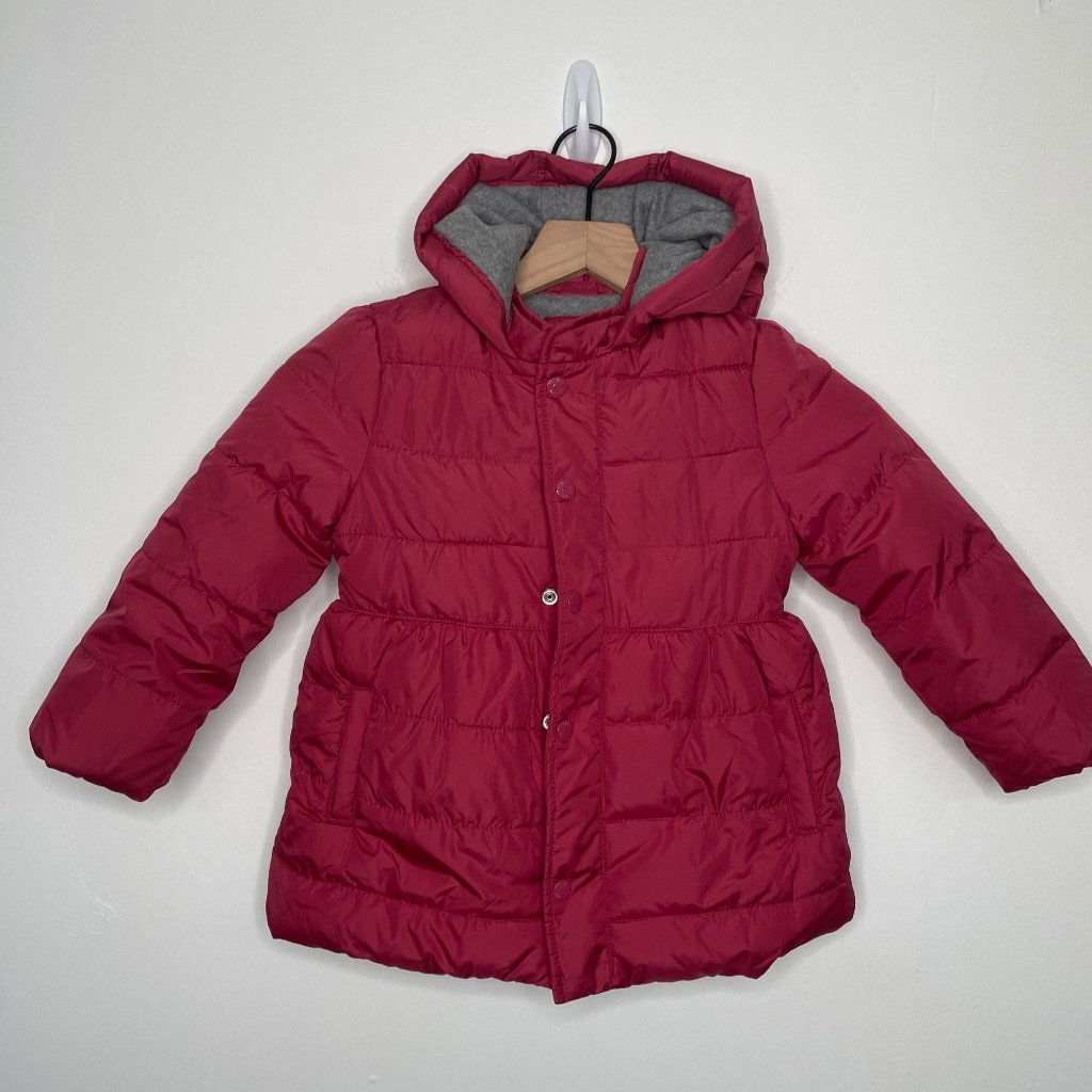 Nwt Baby Gap Pink Winter Puffer Jacket Girls Size 5 Years